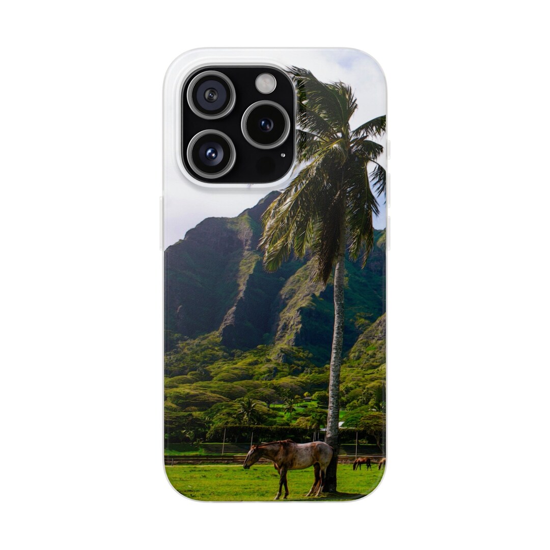 Horsee in Jurassic Park (Horse and Palm Tree) iPhone and Samsung Flexible Phone Case (39 Models) | MakerPlace by Michaels Horsee in Jurassic Park (Horse and Palm Tree) iPhone and Samsung Flexible Phone Case (39 Models) | MakerPlace by Michaels